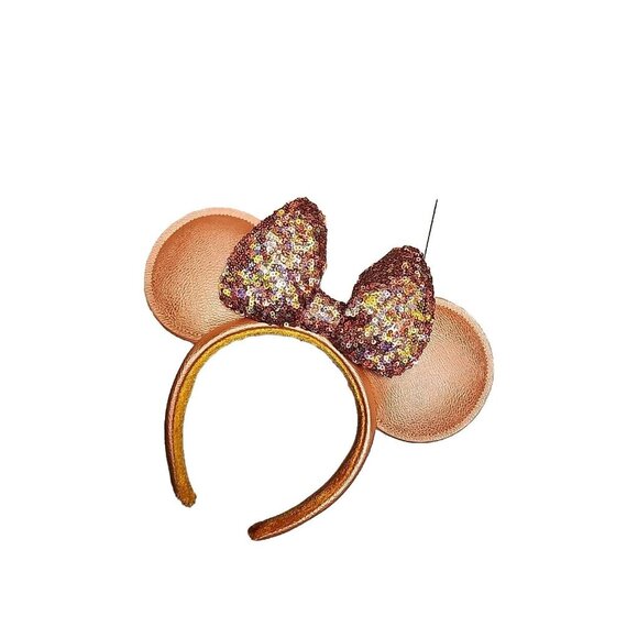 Nike Jewelry - 2024 Disney Parks Peach Punch Sequin Minnie Ears Headband Mickey